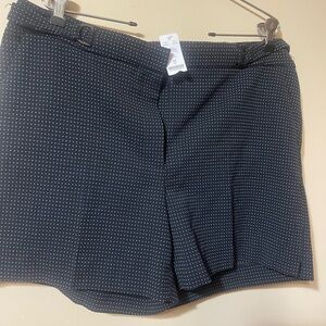 Women's Black Polka Dot Shorts